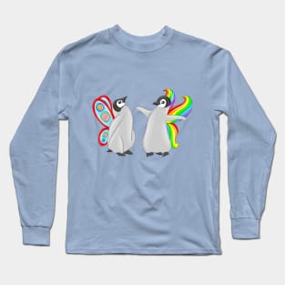 Penguins with wings Long Sleeve T-Shirt